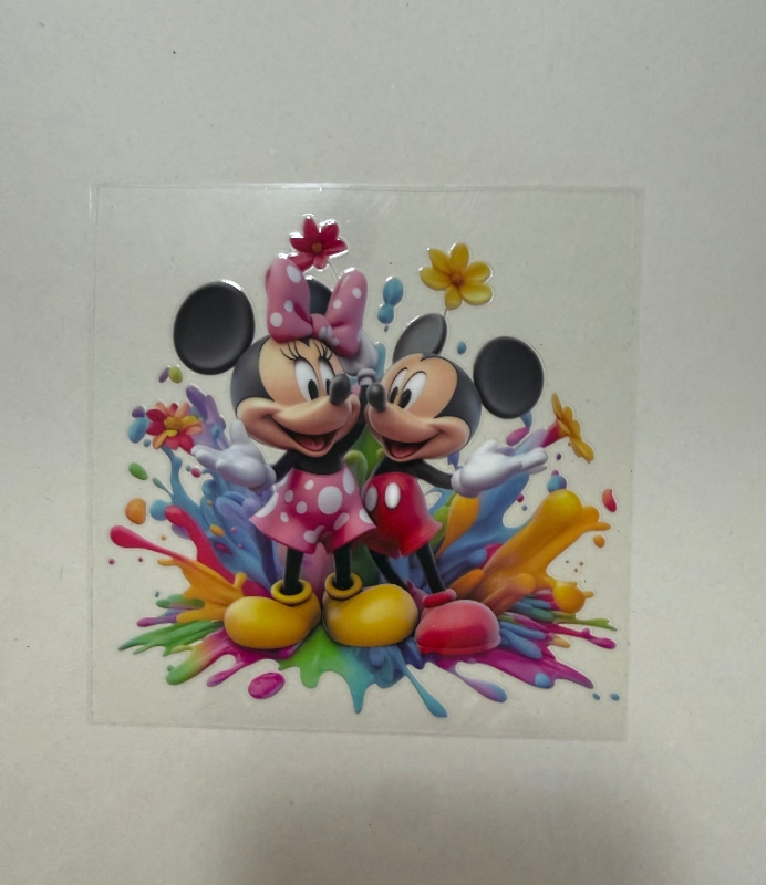 Mickey and Minnie Color Splash