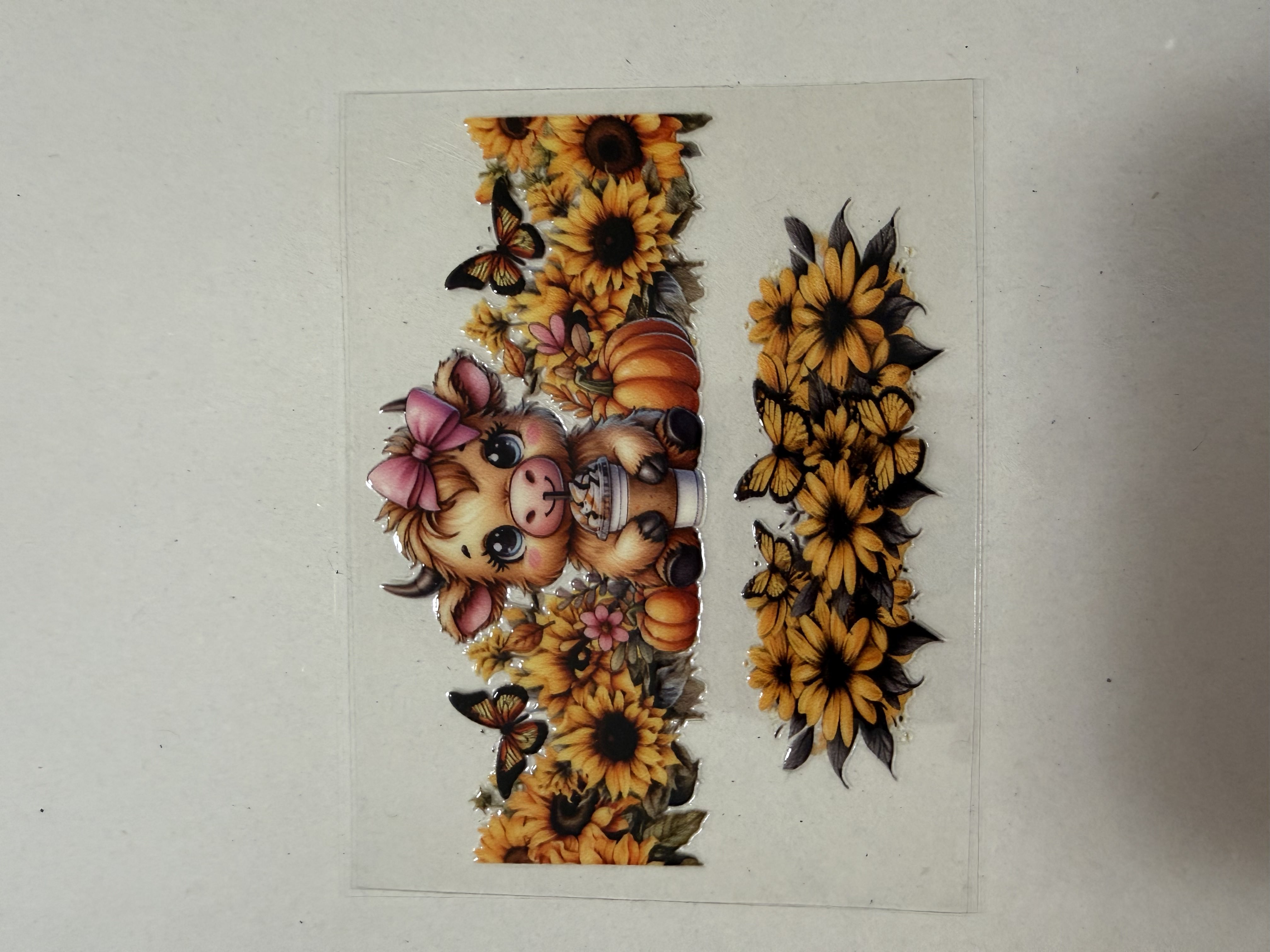 Sunflowers and Goat